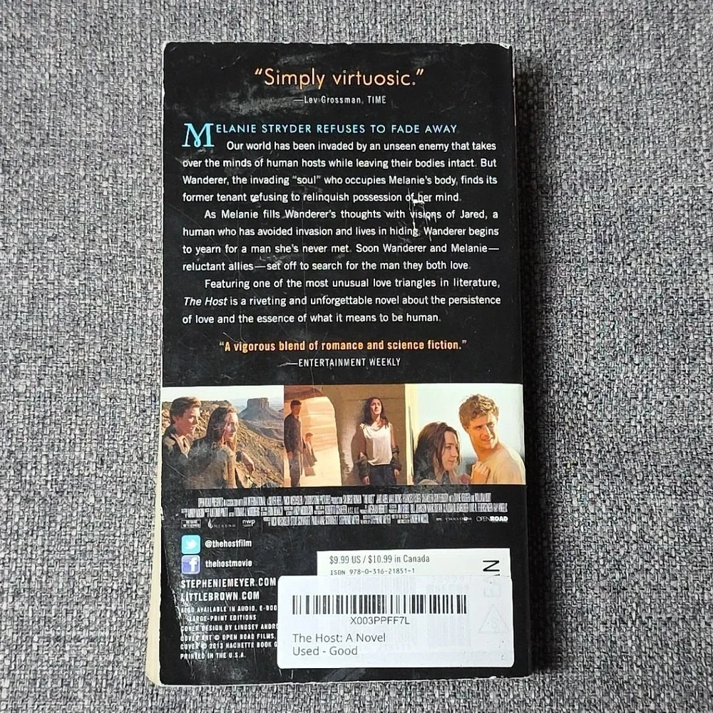 The Host : A Novel by Stephenie Meyer (2013, Trade Paperback, Movie...